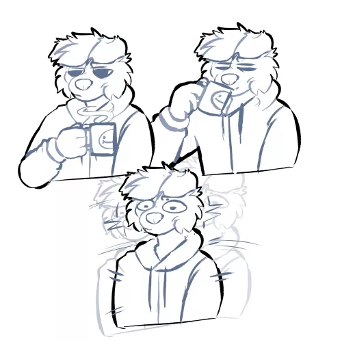 Coffee//art by me @flowfells on twitter