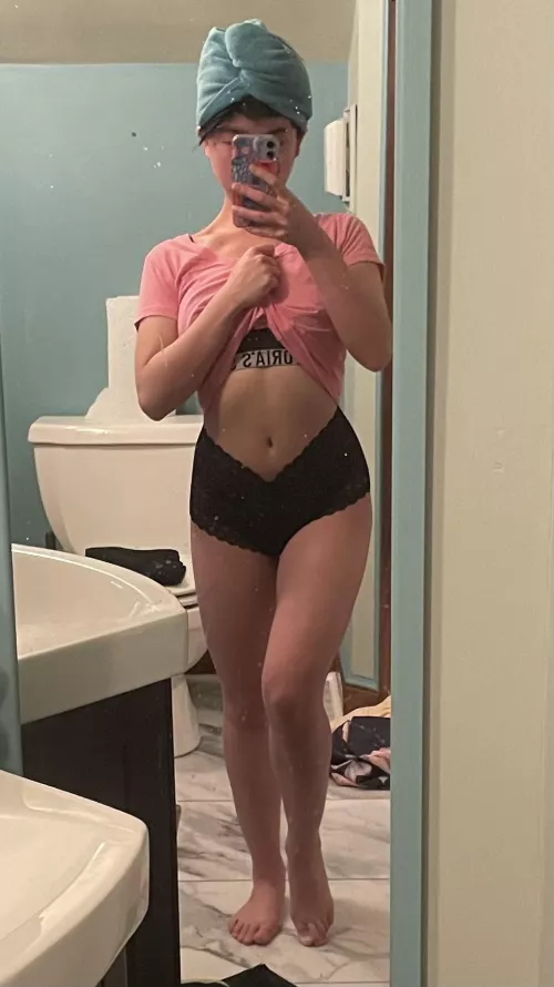 Comfy panties and a soft tshirt