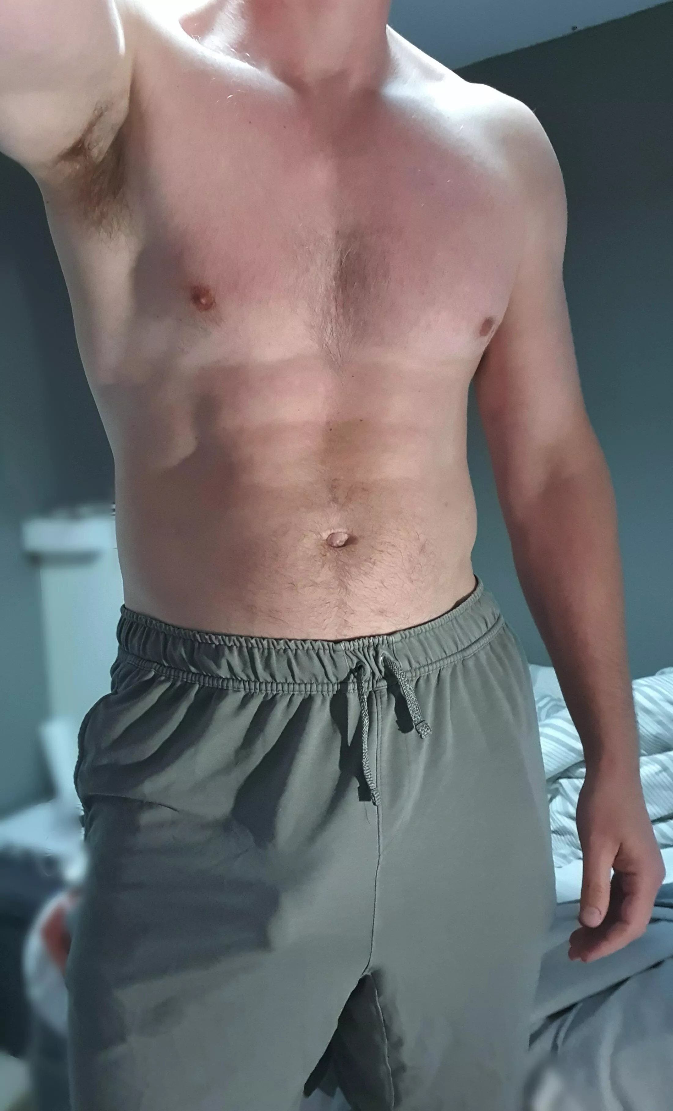 commando at the gym this morning...