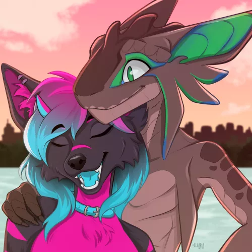 Commission for @fennumi 🥰 by me @ellariaartit on twitter ✨ Comm Open ✨