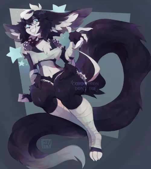 Commission I did for Kaleidoscorch🍔