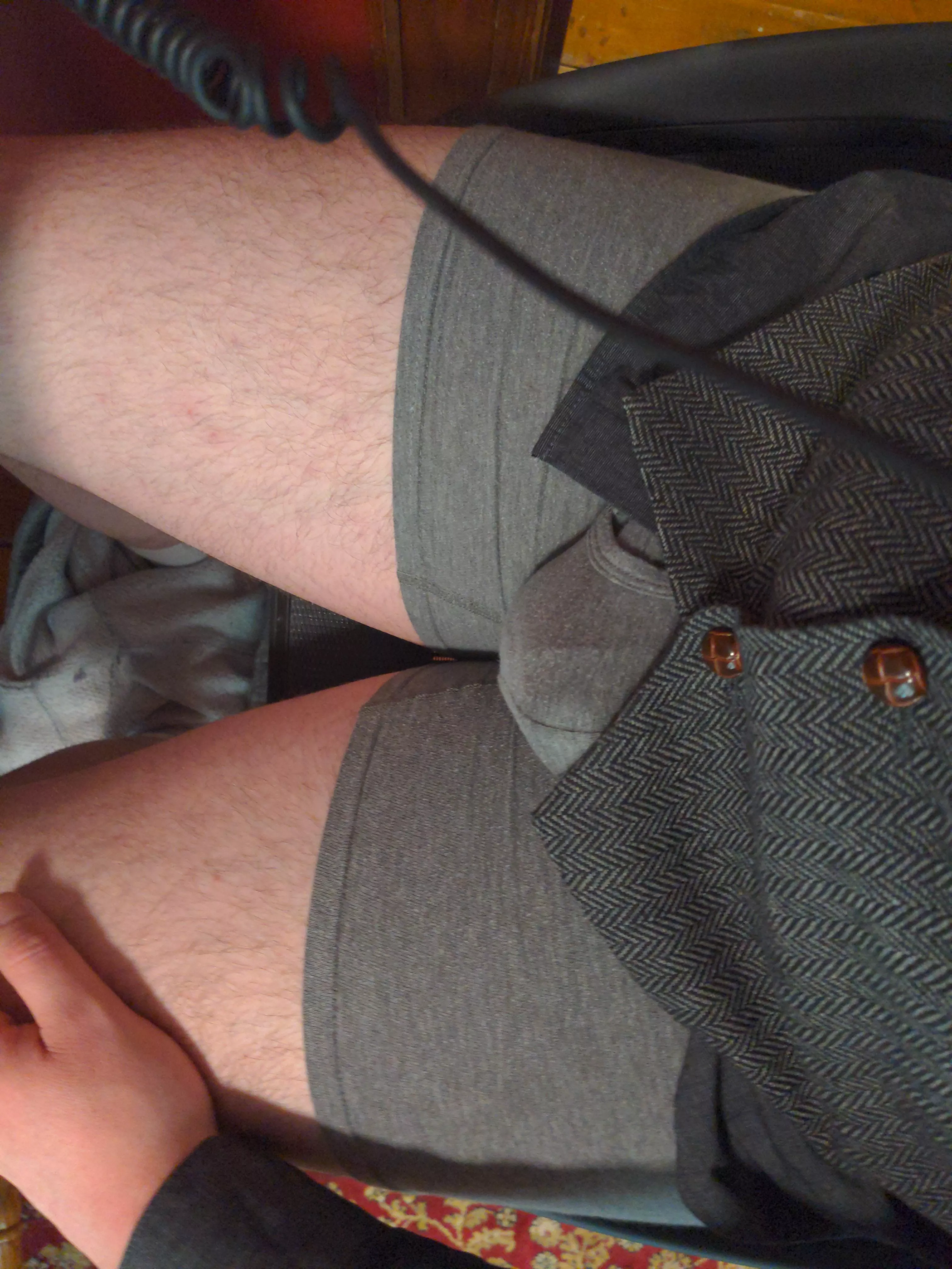 Considering taking my work meeting without pants