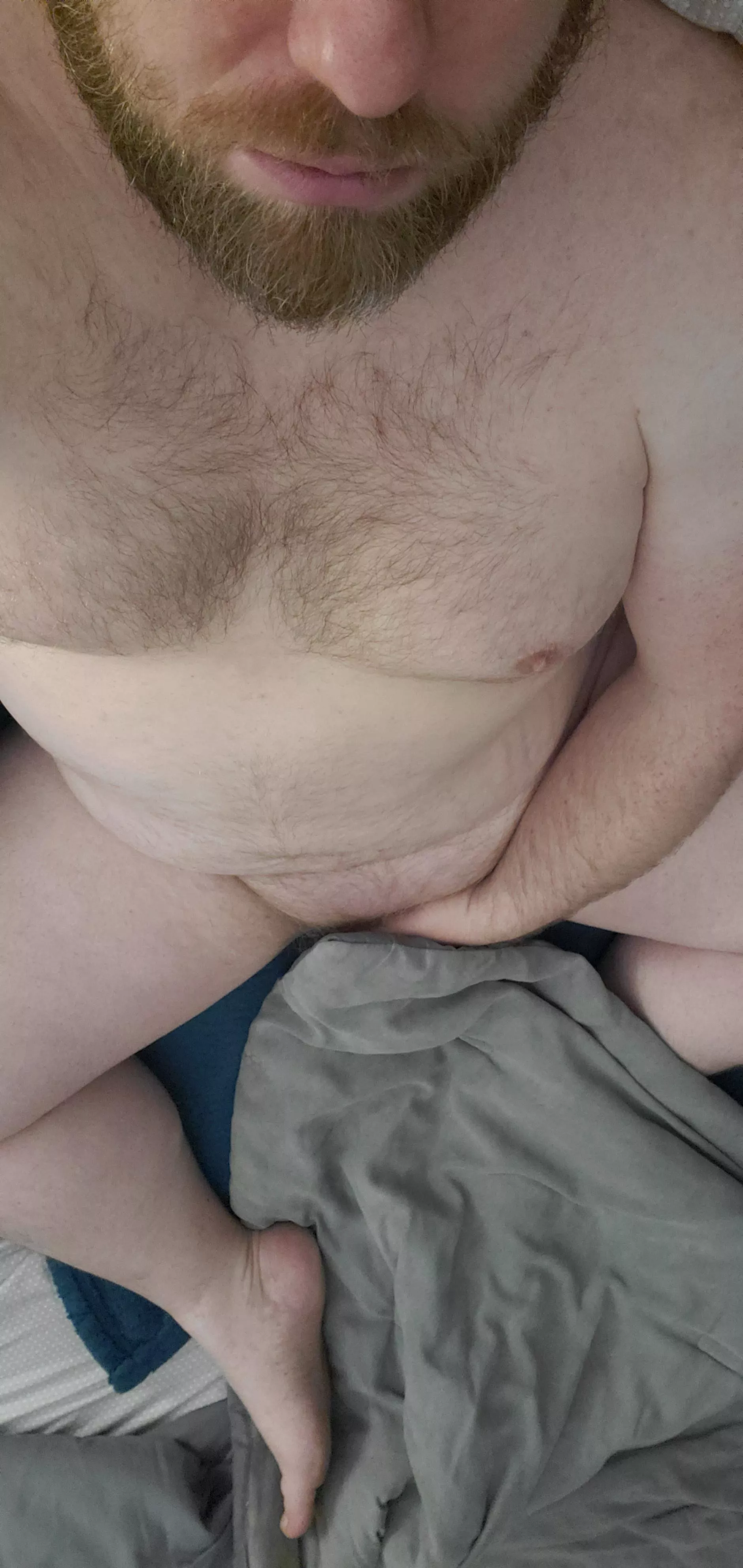 Could use a hand...or a something hard to play with 😏