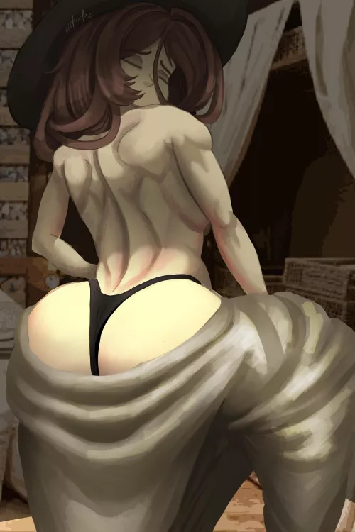 cowgirl waking up 😴 (ecchidac)[original]