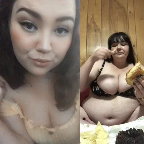 crazy how much someone can change in a year 😅🐷