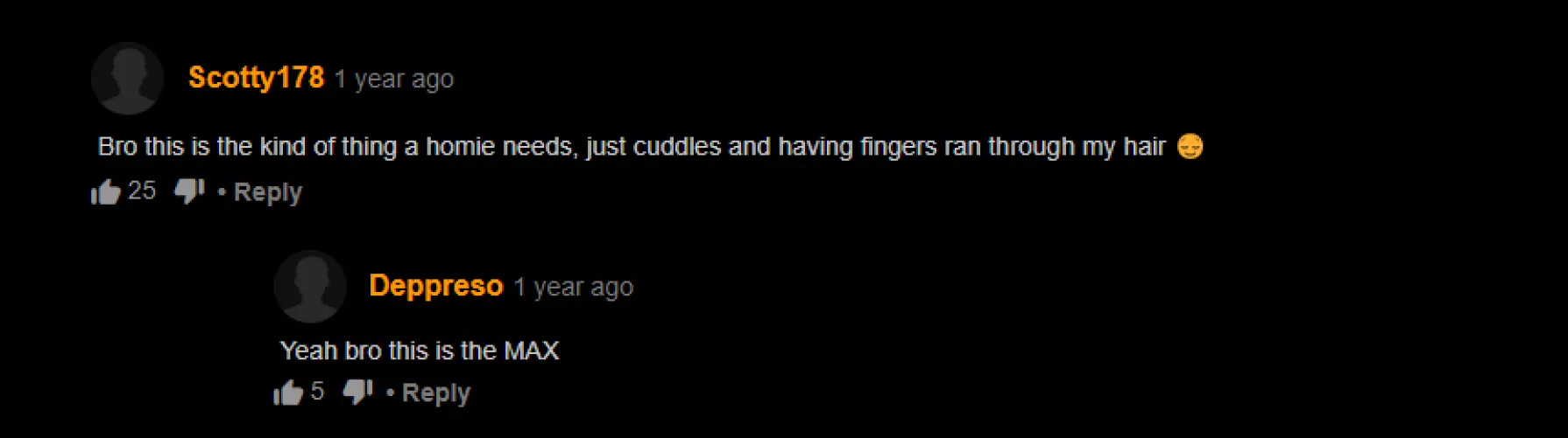 Cuddling is better than sex