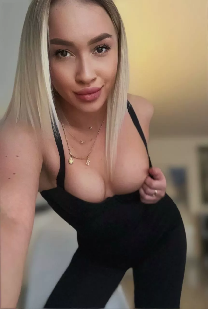 Cum get a taste of my busty tits
