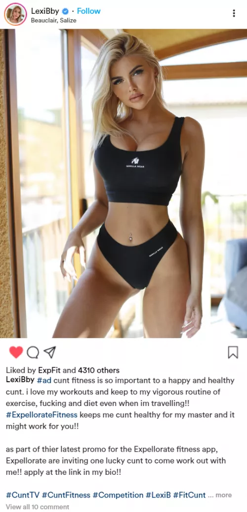 (cuntagram) @LexiBby cunt competition below!!