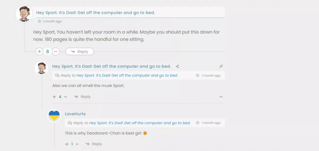 Dad reccomends going outside sport!