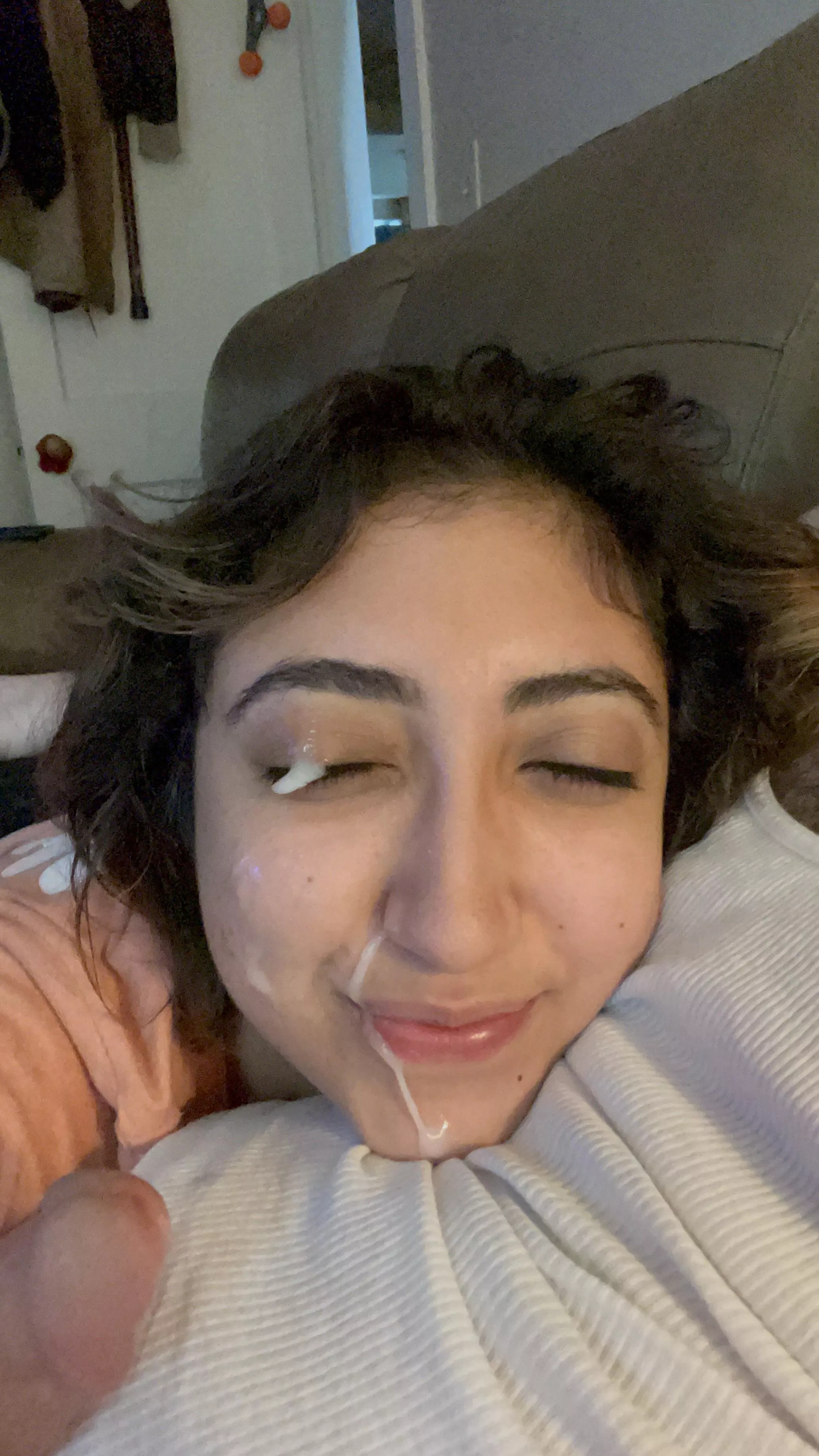 Daddy gave me a facial 🥰