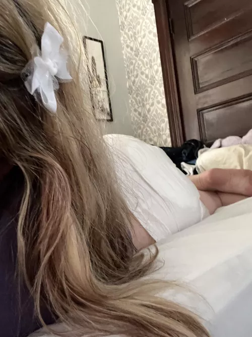 Daddy got me thicker diapers for no leaks 🙈