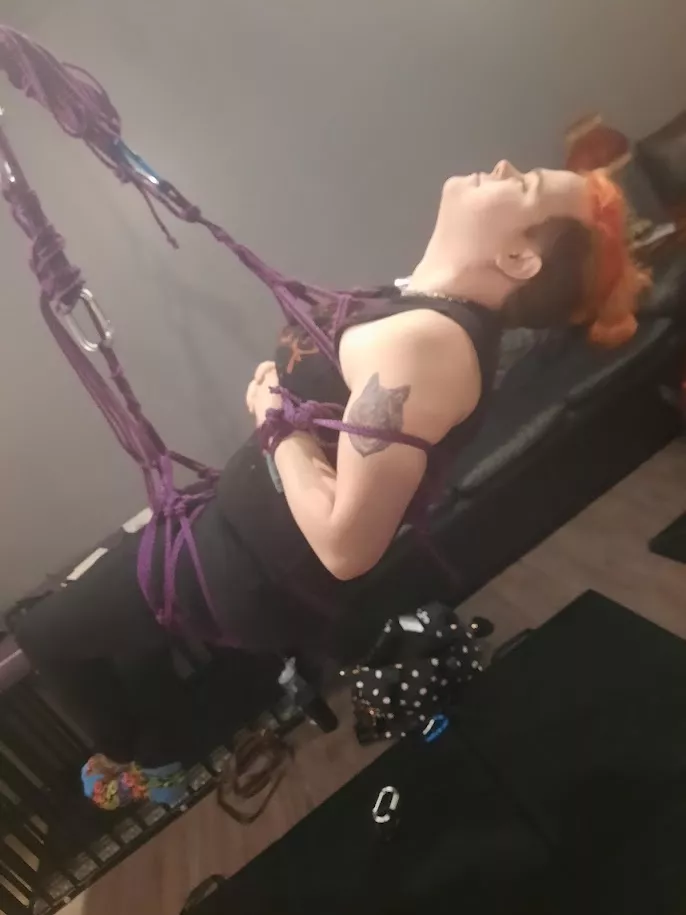 Daddy put me in the most comfortable suspension. I could have laid here forever.