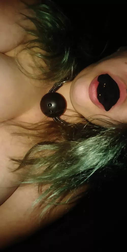 Daddy shoevd my panties down my throat, he didn't like like that the ball gag had holes for me to breath ˆ DM me for private link x