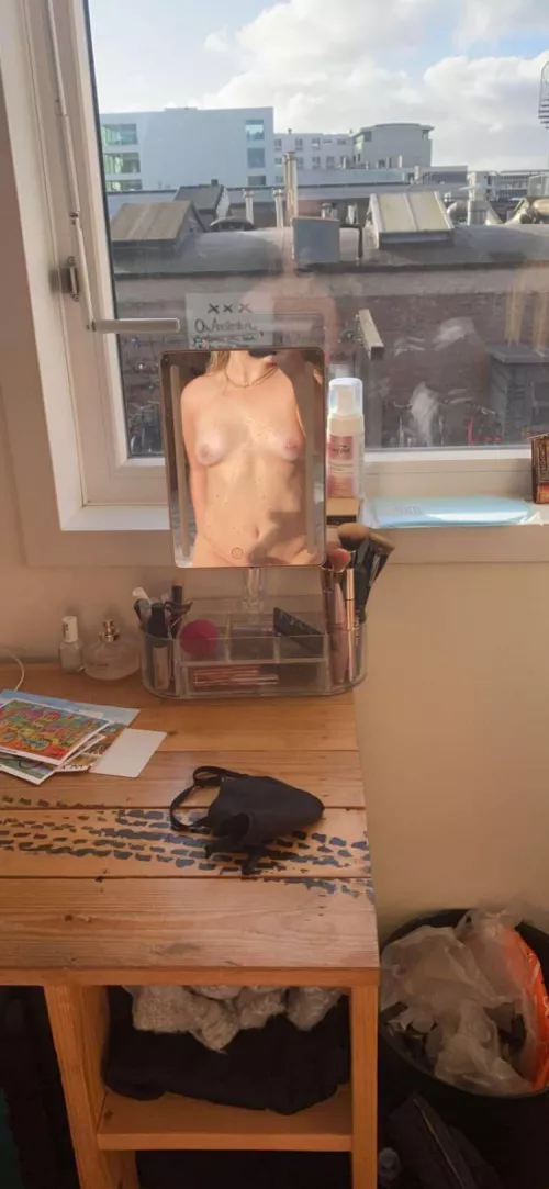 Daddy was gone and told me to be good