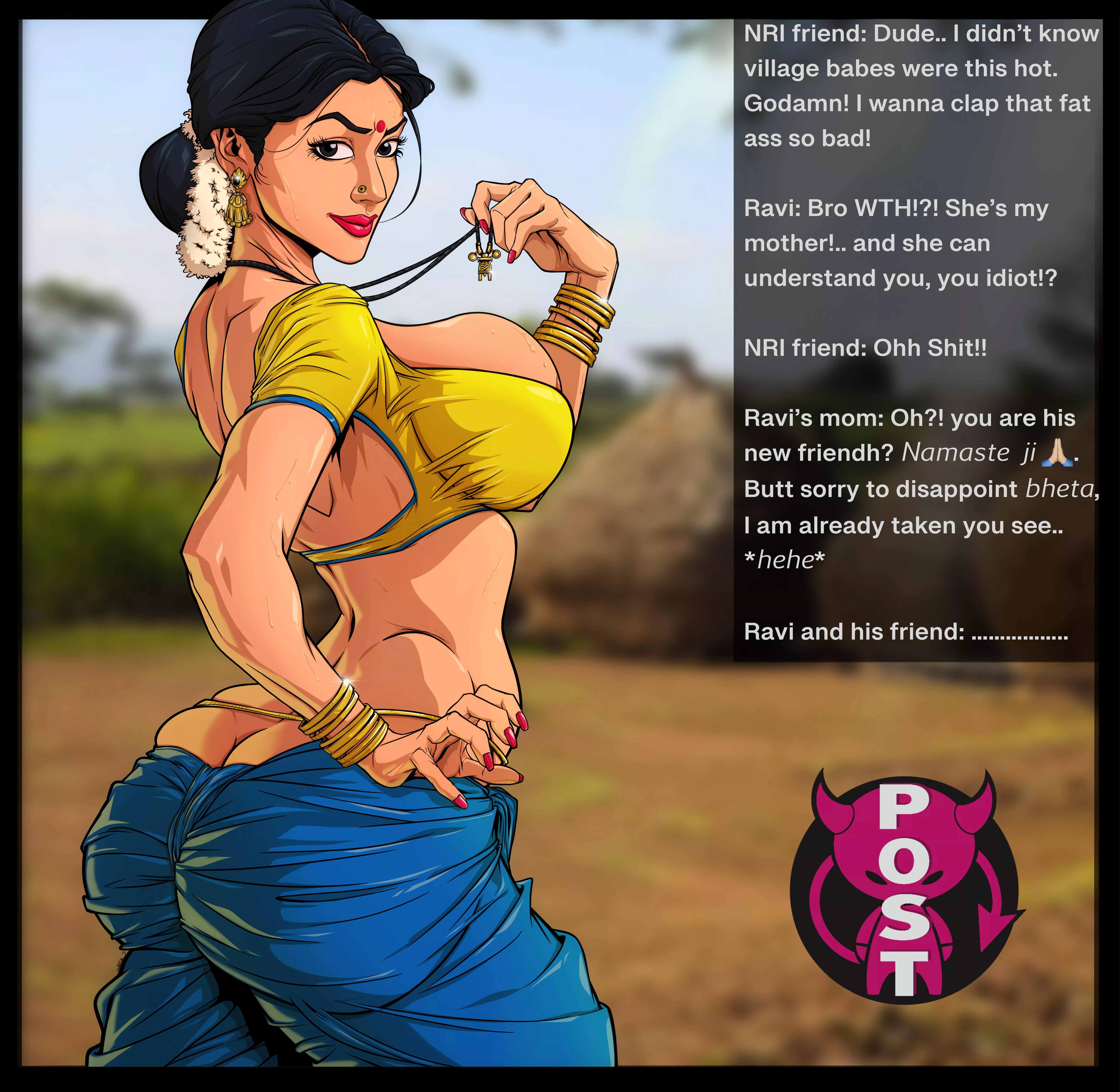 Desi Village Milf Art