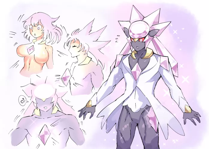 Diancie Transformation (Diancie gijinka TGTF)
