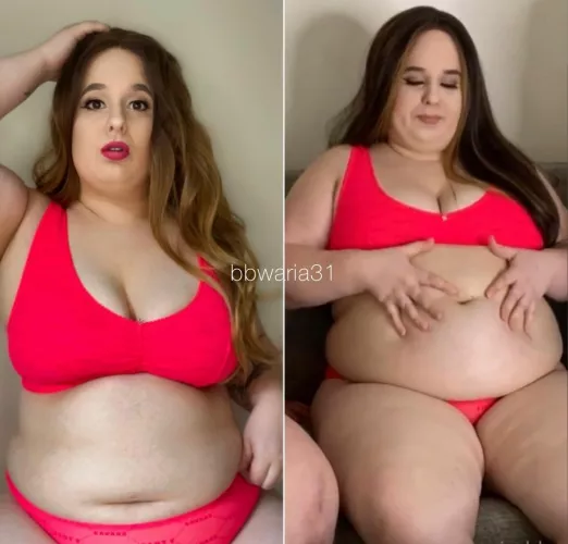 Didn’t think I had gotten so big… same outfit, 6 months apart 😋