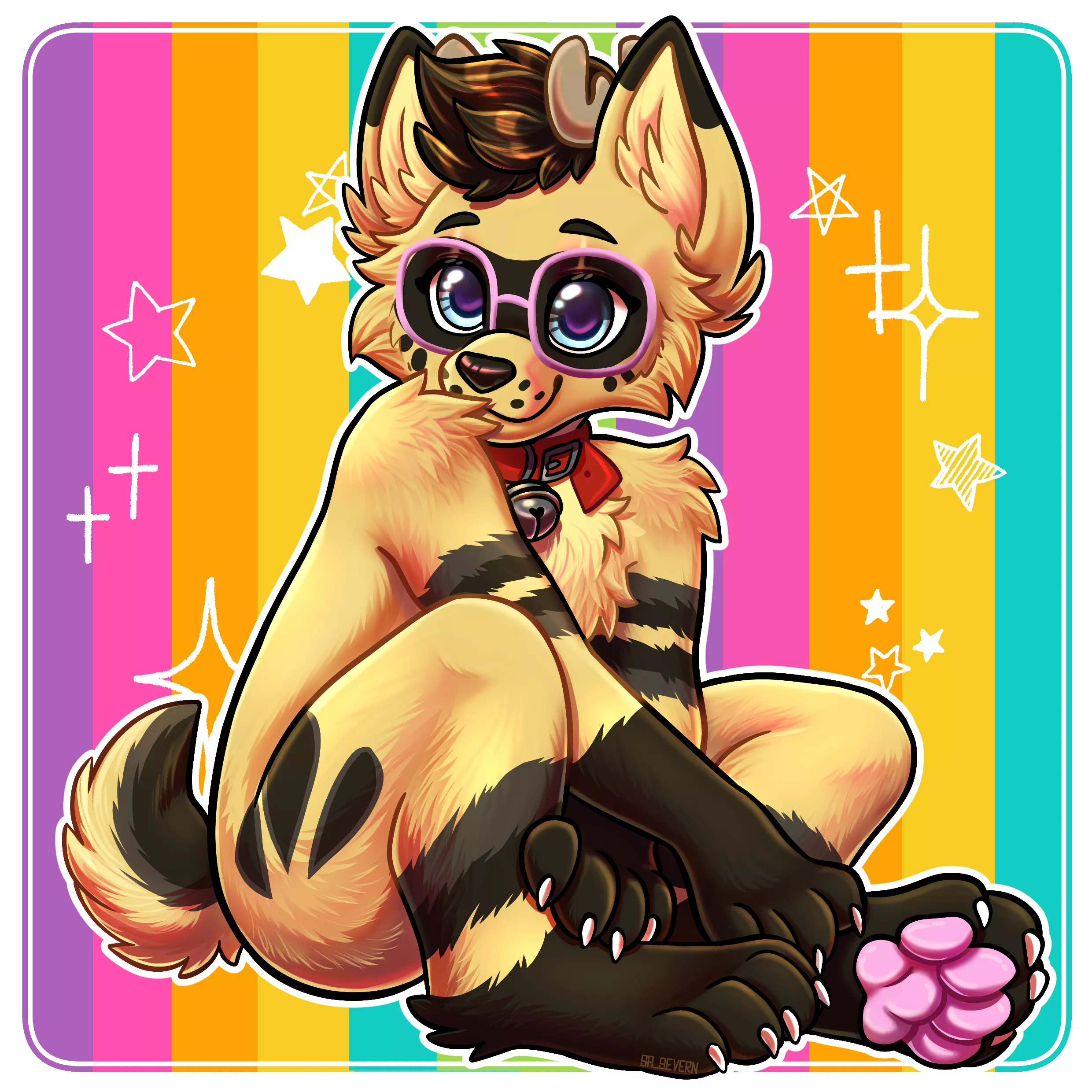 ✨Do I look pretty?✨ Because you sure are cute Good vibes from @Rali_Dali( art by me @Sa_Severn on twitter)