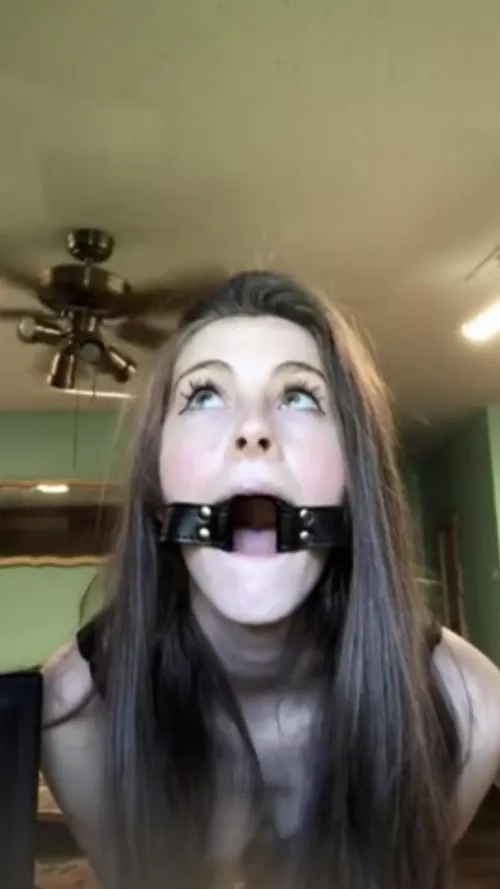 Do you like it when I’m gagged for you?