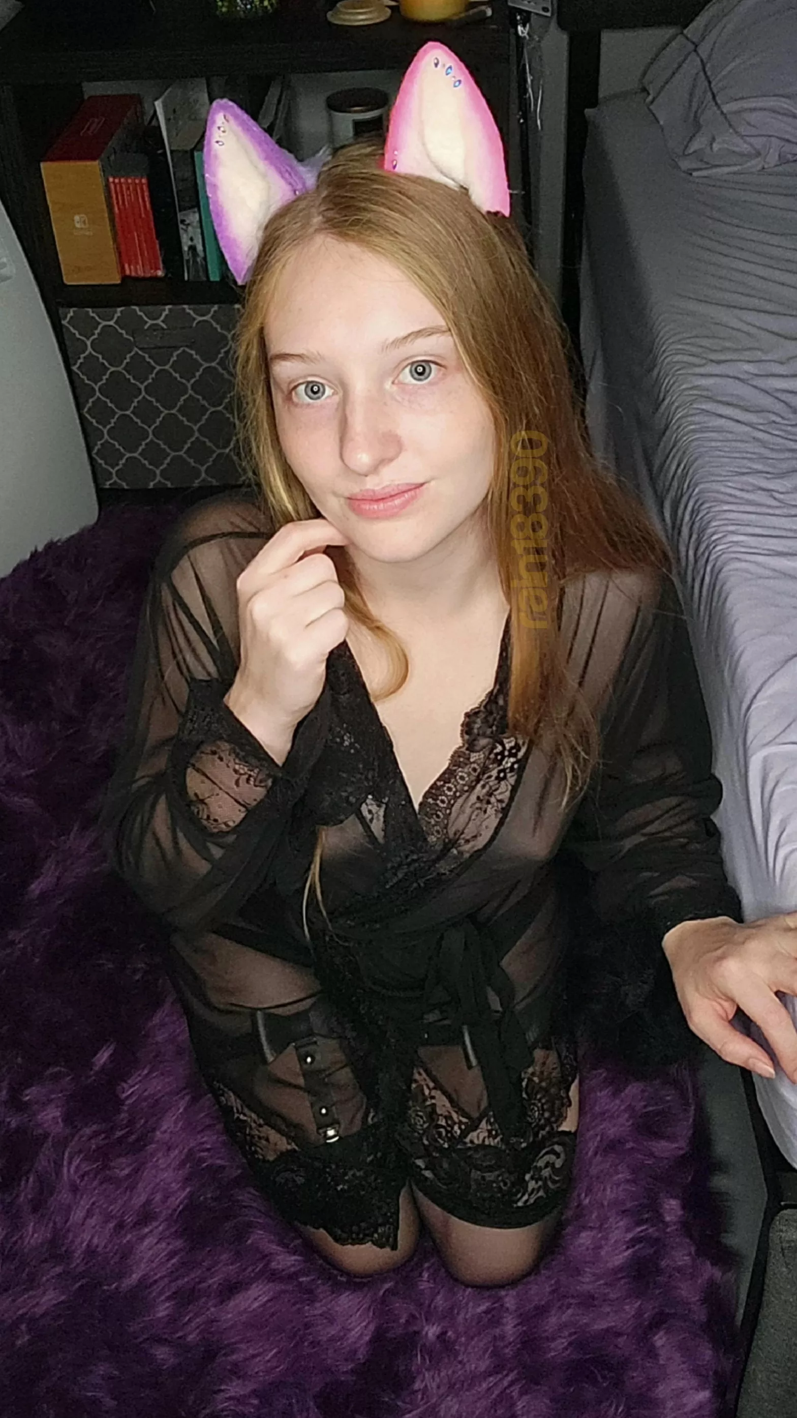 Do you like me looking up at you while I'm on my knees?