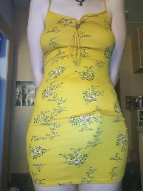 do you like mommy's pretty dress, or what's under it?