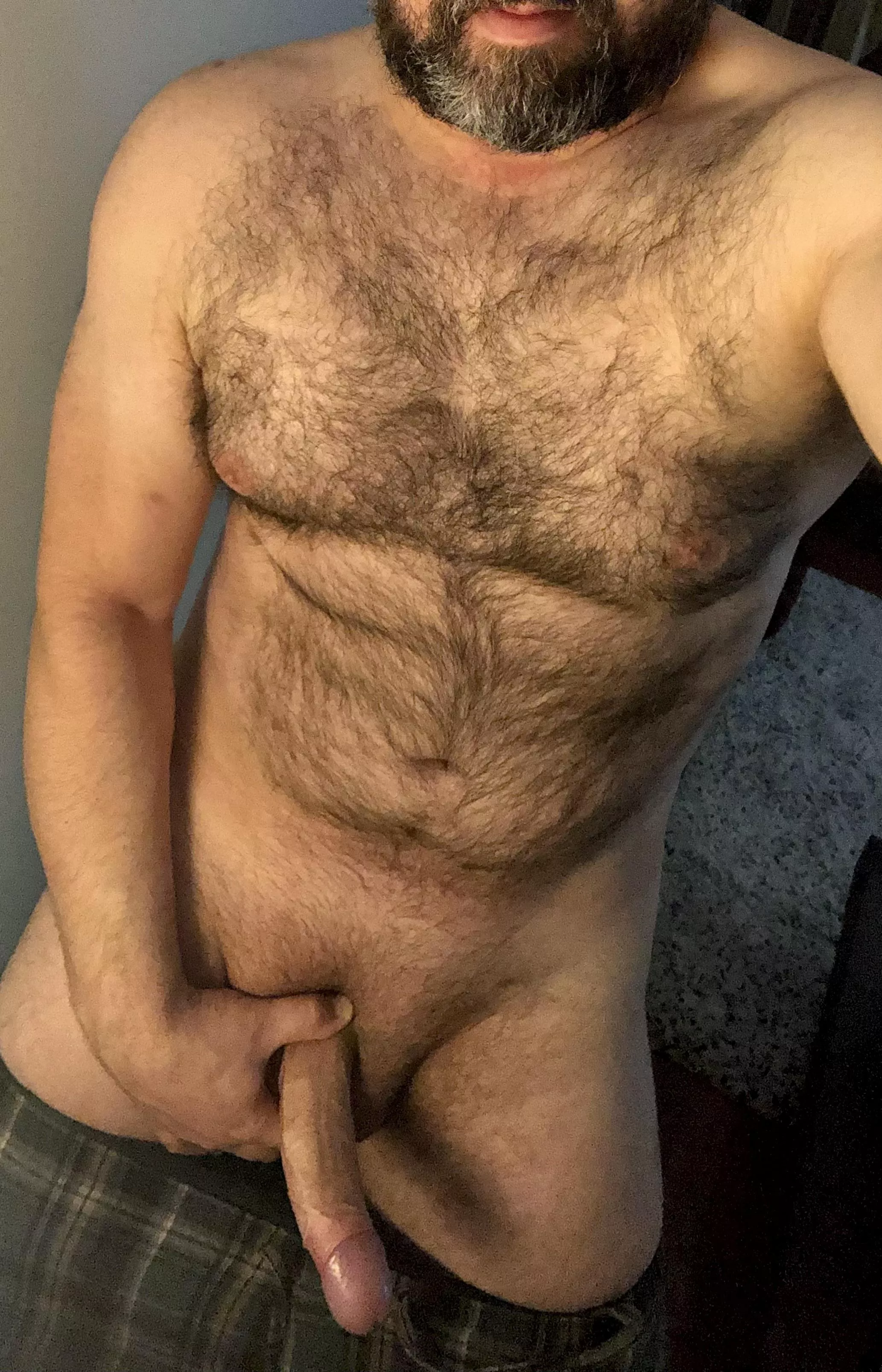 Do you like your Dads to be big and thick? With a soft furry chest and big hard dick? (41)