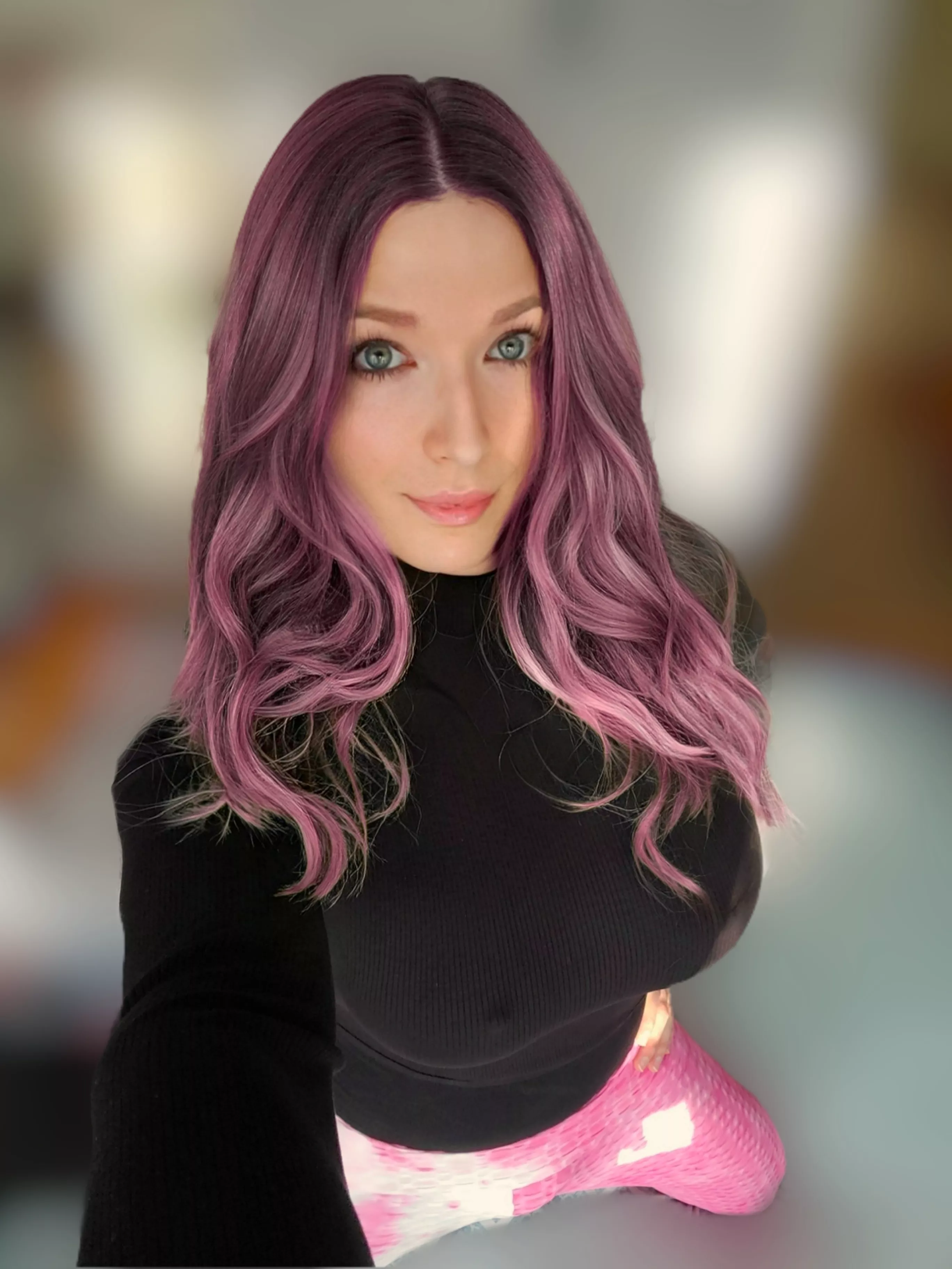 Do you think I'll pick up if I head to the gym looking this busty?