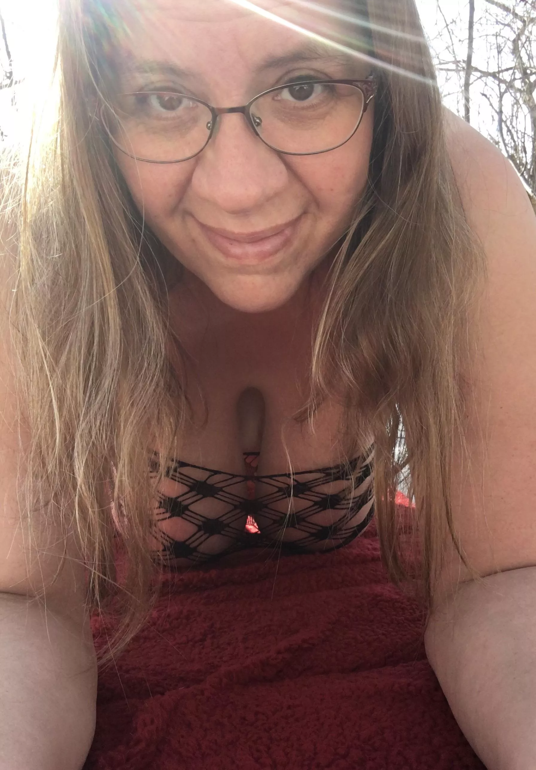 Does it count if the “blouse” is see through! 🤣