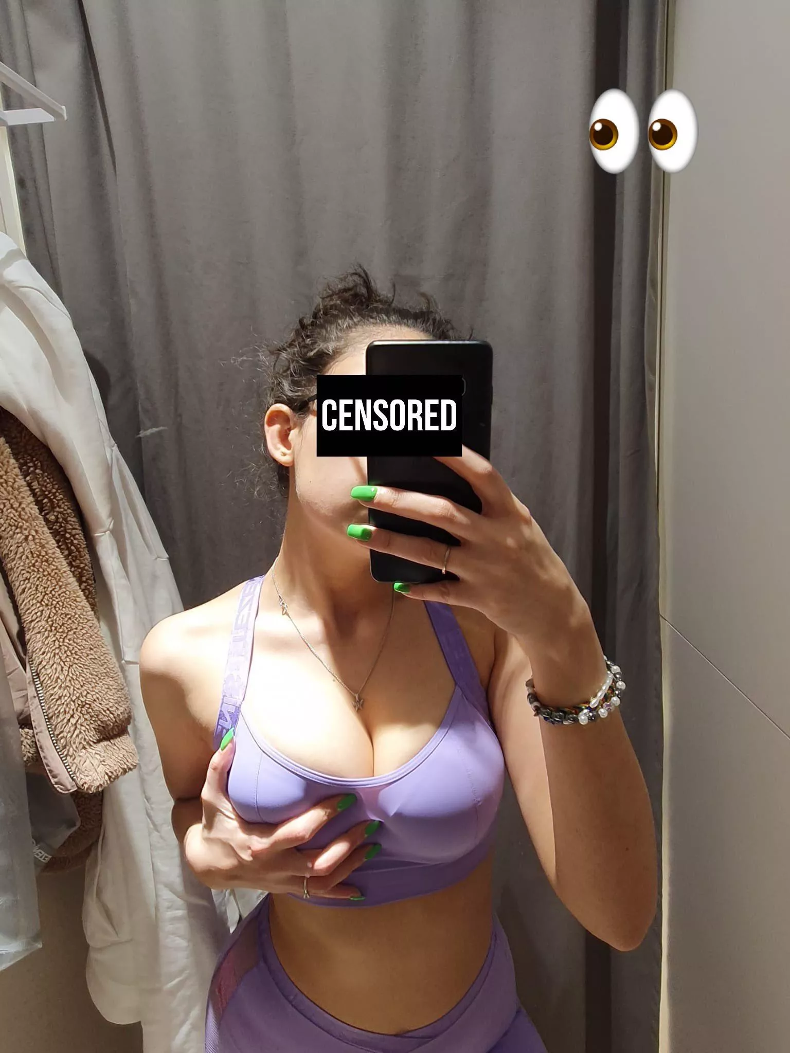 Does this sports bra fit me well?🤗❤️