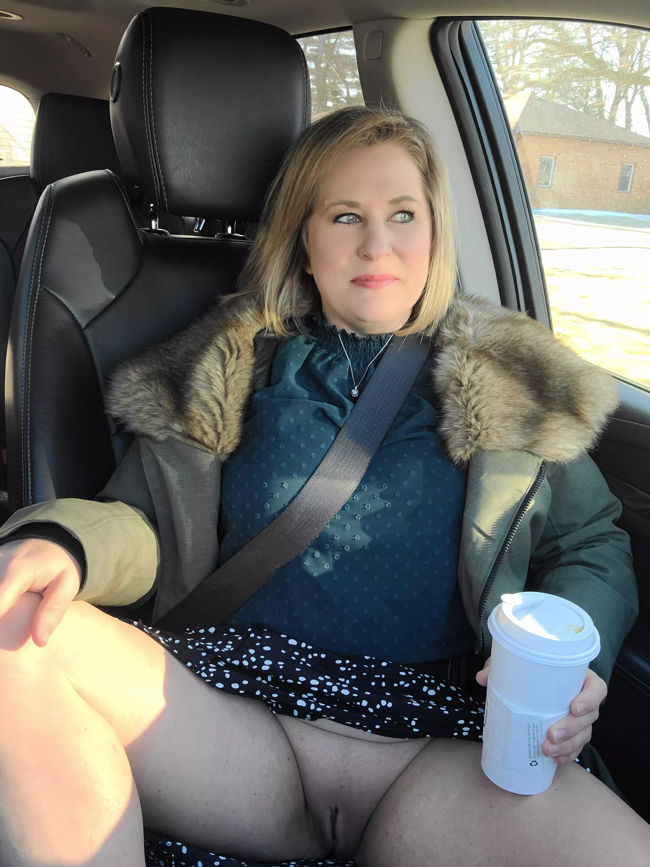 Doesn't every girl drink her coffee without panties?