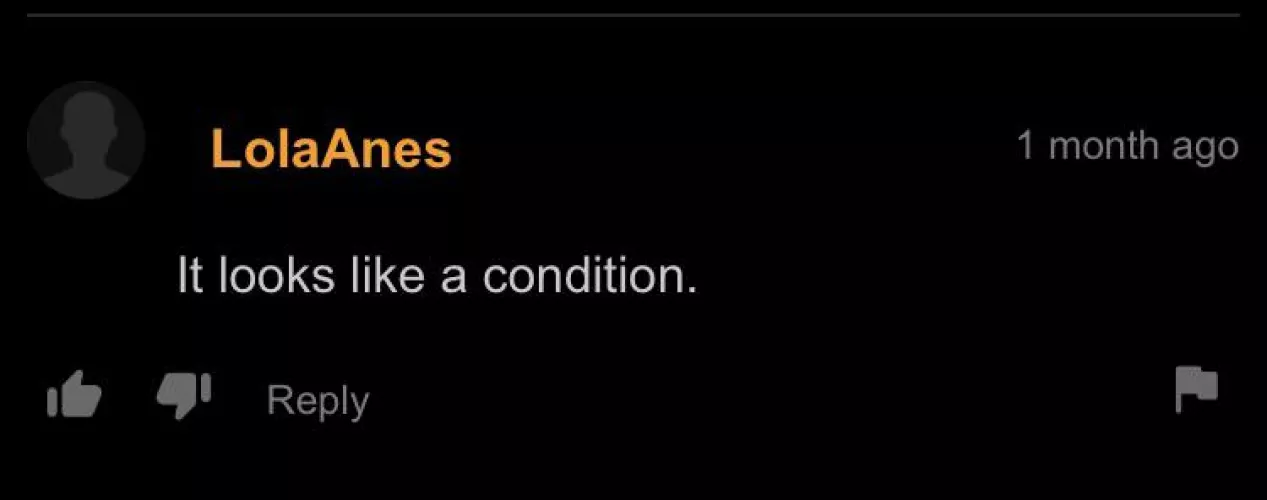 Doesn't seem to happy with it