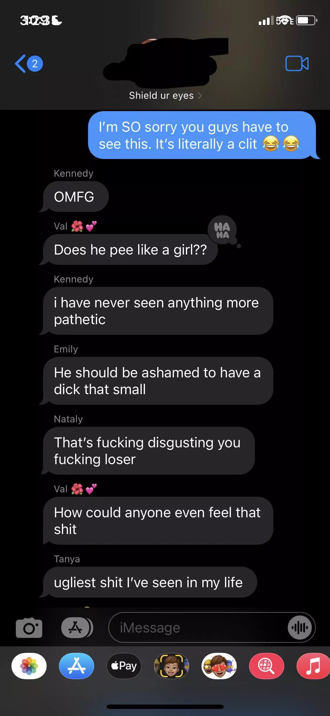 [domme] Isn’t it your dream to get exposed and made fun of in a a group chat full of hot women? I can make it come true.