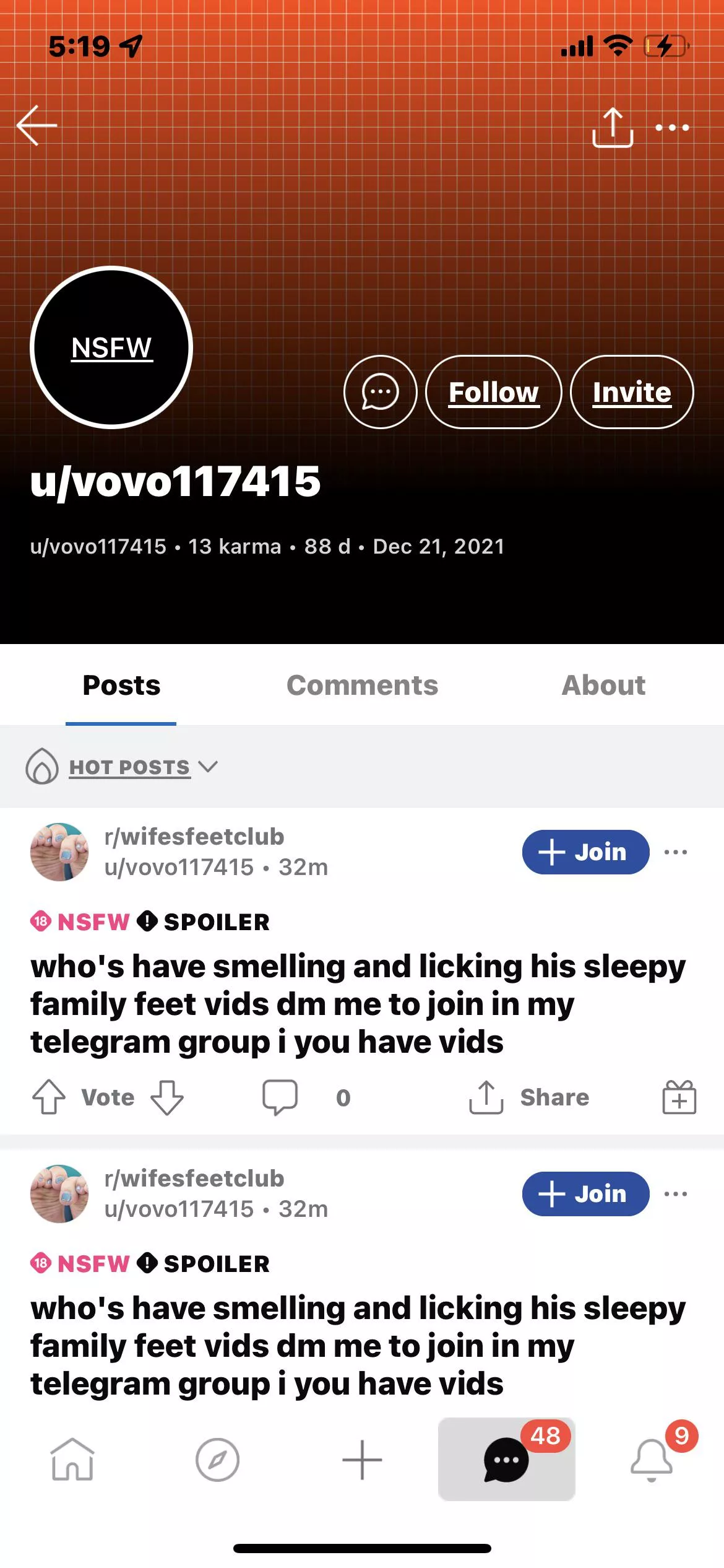 don’t add this guy on telegram don’t talk to him he is a scammer he’ll just take your pics that you have and block u after