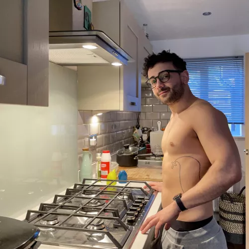 Don’t worry dad’s gonna cook dinner after he’s finished with you.