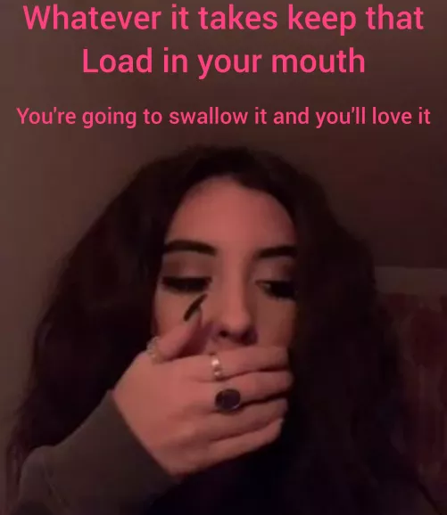 don't you dare spit it out now