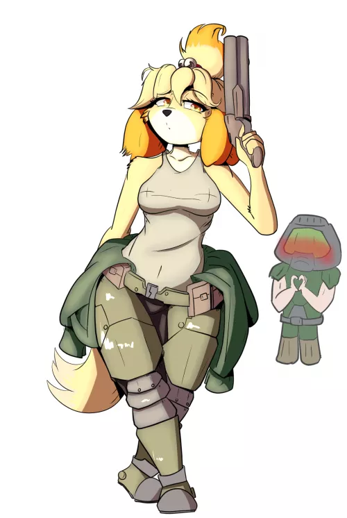 Doom Crossing's still one of my favorite memes (Art by me!)