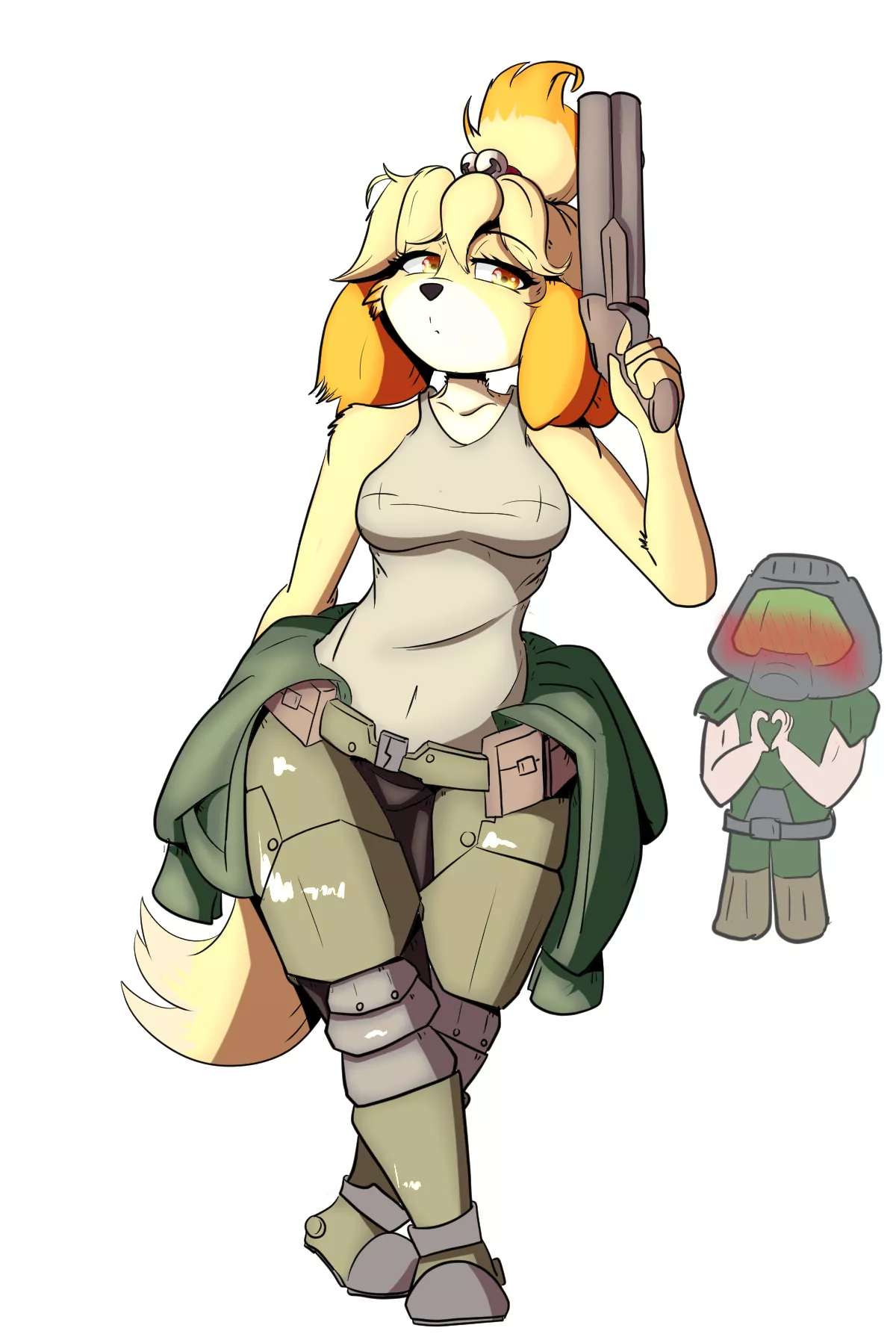 Doom Crossing's still one of my favorite memes (Art by me!)