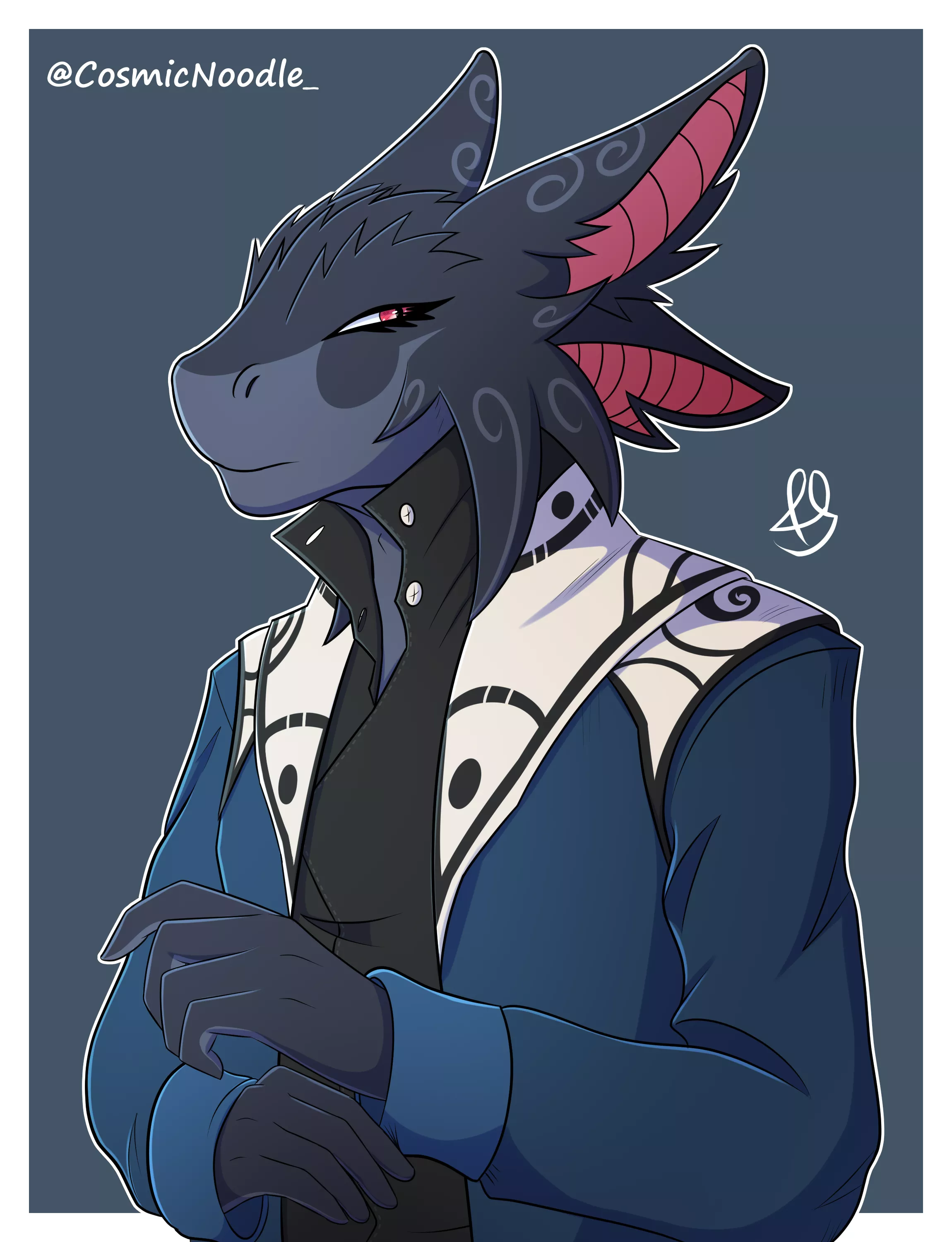 Dressed for mortal realm (Art by me @CosmicNoodle_ on twitter)