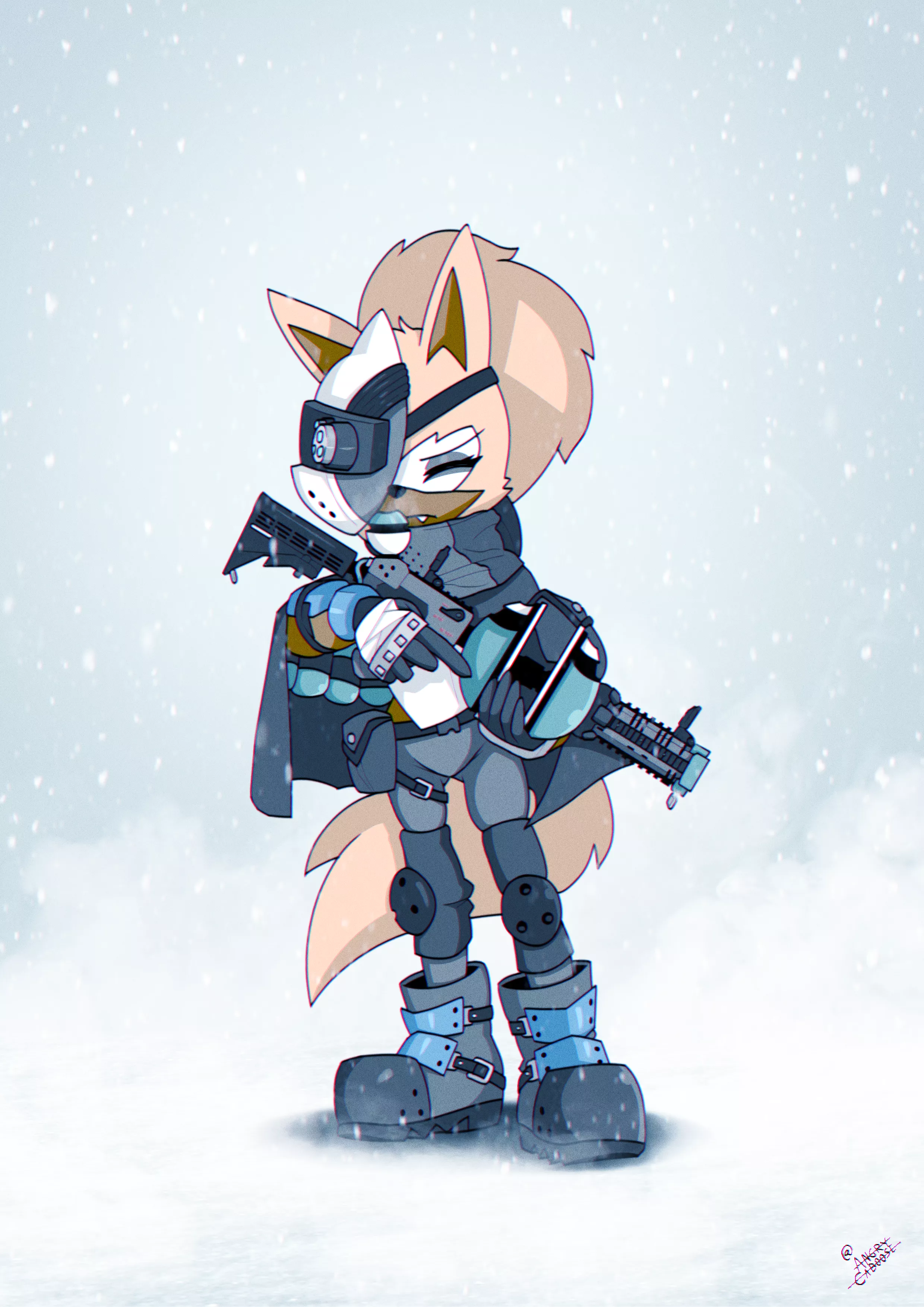 Drew Whisper from the Sonic Comics (art by me @angrycaboose)