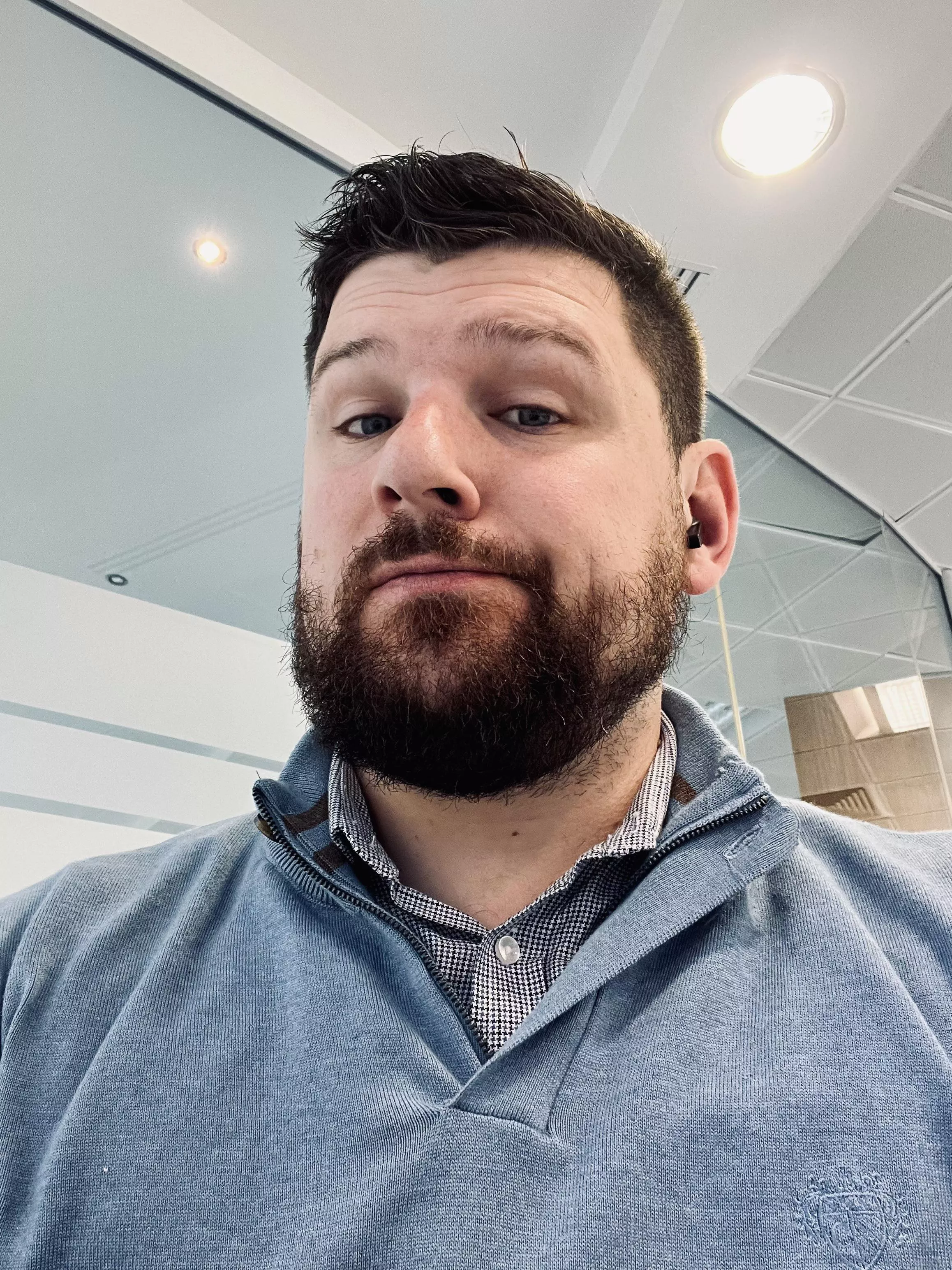 Early start to the day selfie Early start to the day selfie