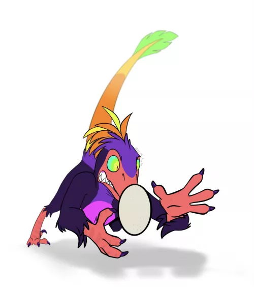 Egg catch (art by me)