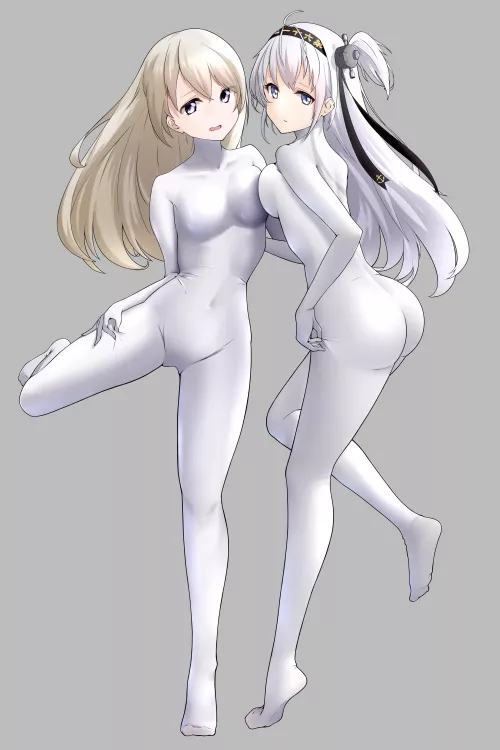 Eila And Suzutsuki Pure White Perfect Suits (J.C.14 ) [Kantai Collection/ Strike Witches]