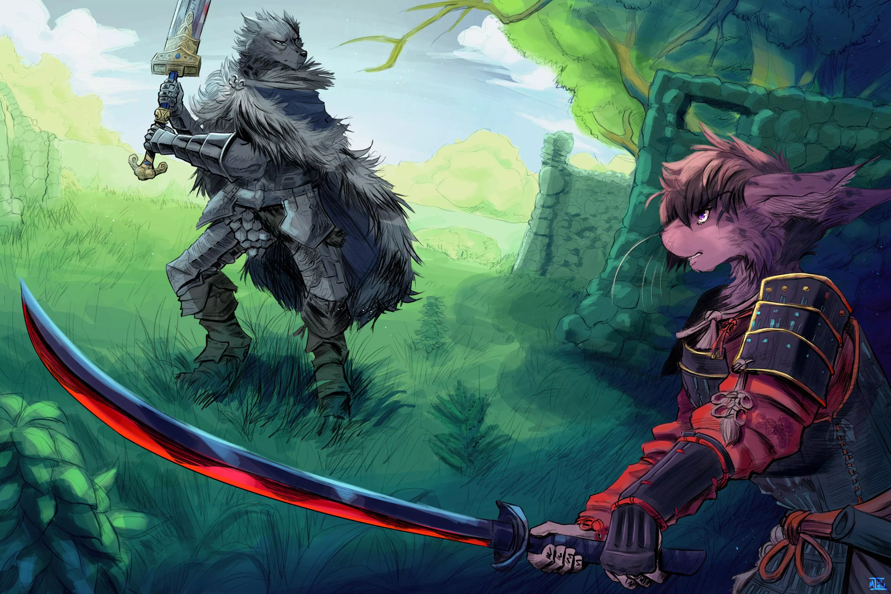 Elden Ring commission that I just finished!