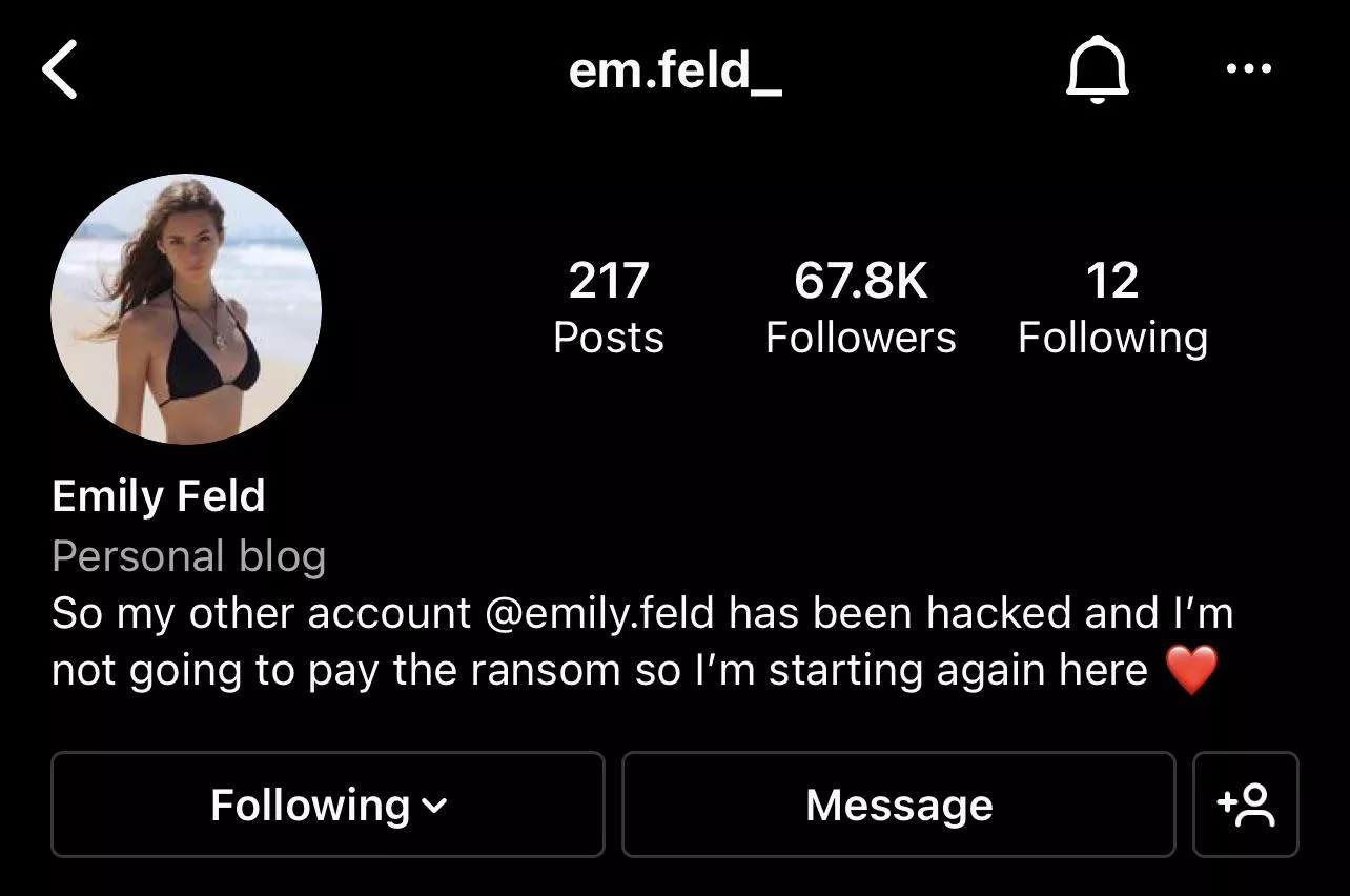 em.feld_ New official account