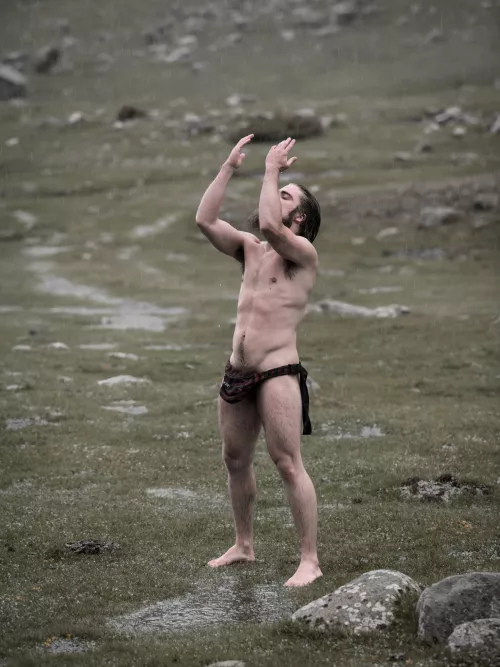 Enjoying rain and nature!