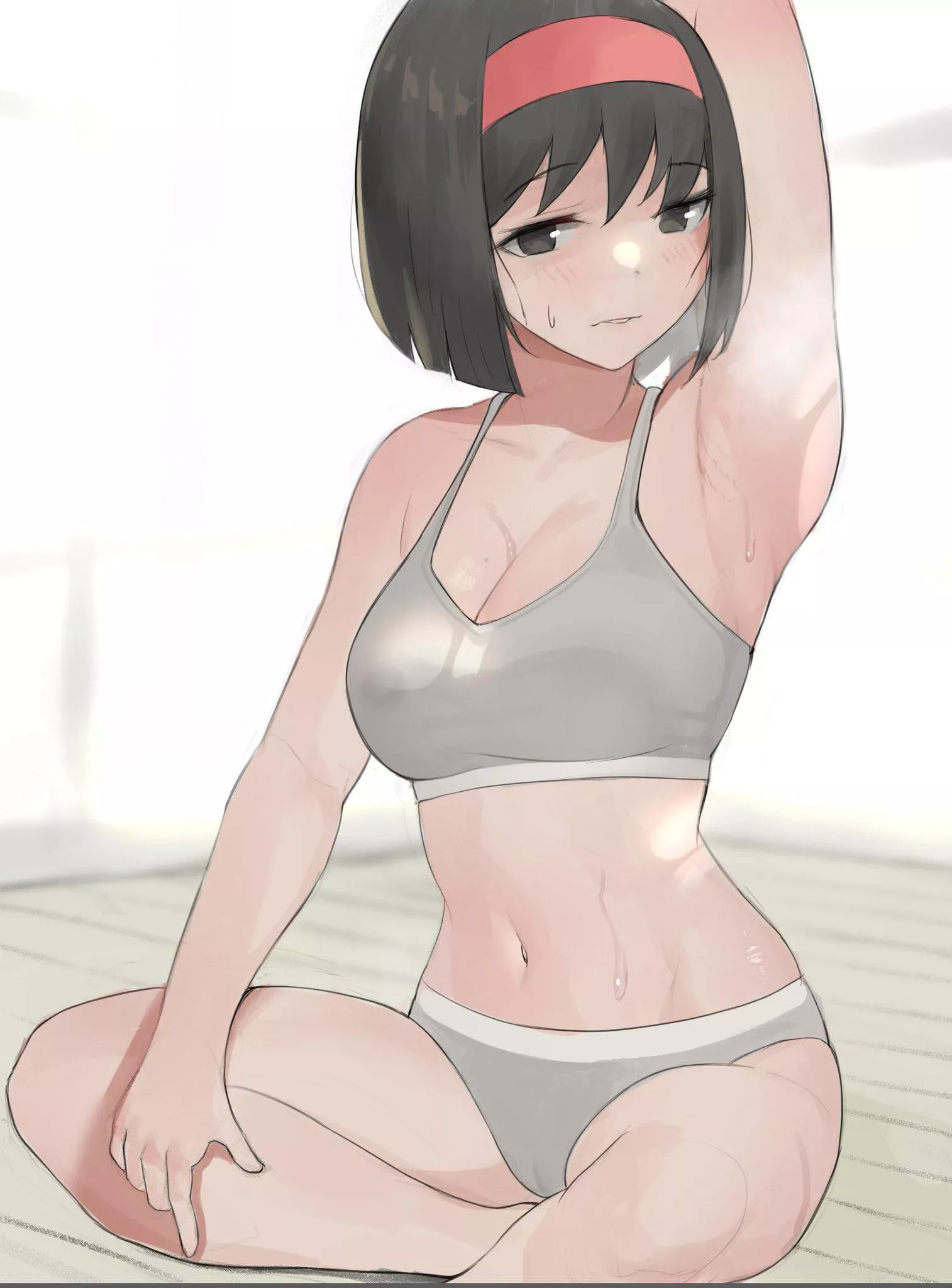 Erika after workout