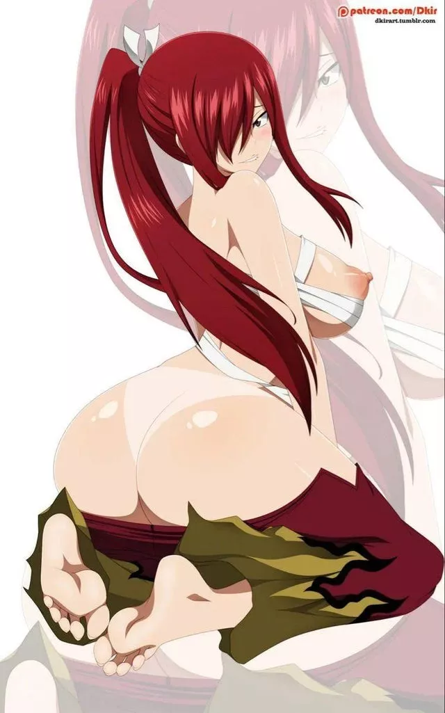 Erza in a ponytail arouses me so much