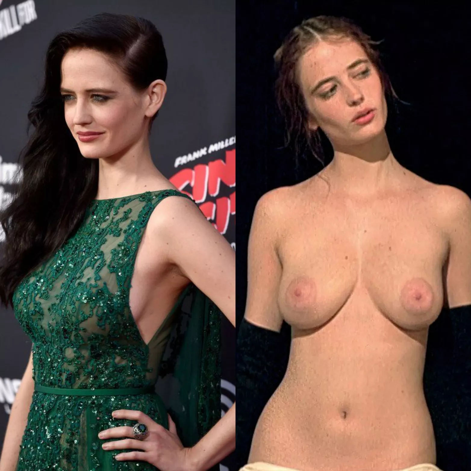 Eva Green, on and off