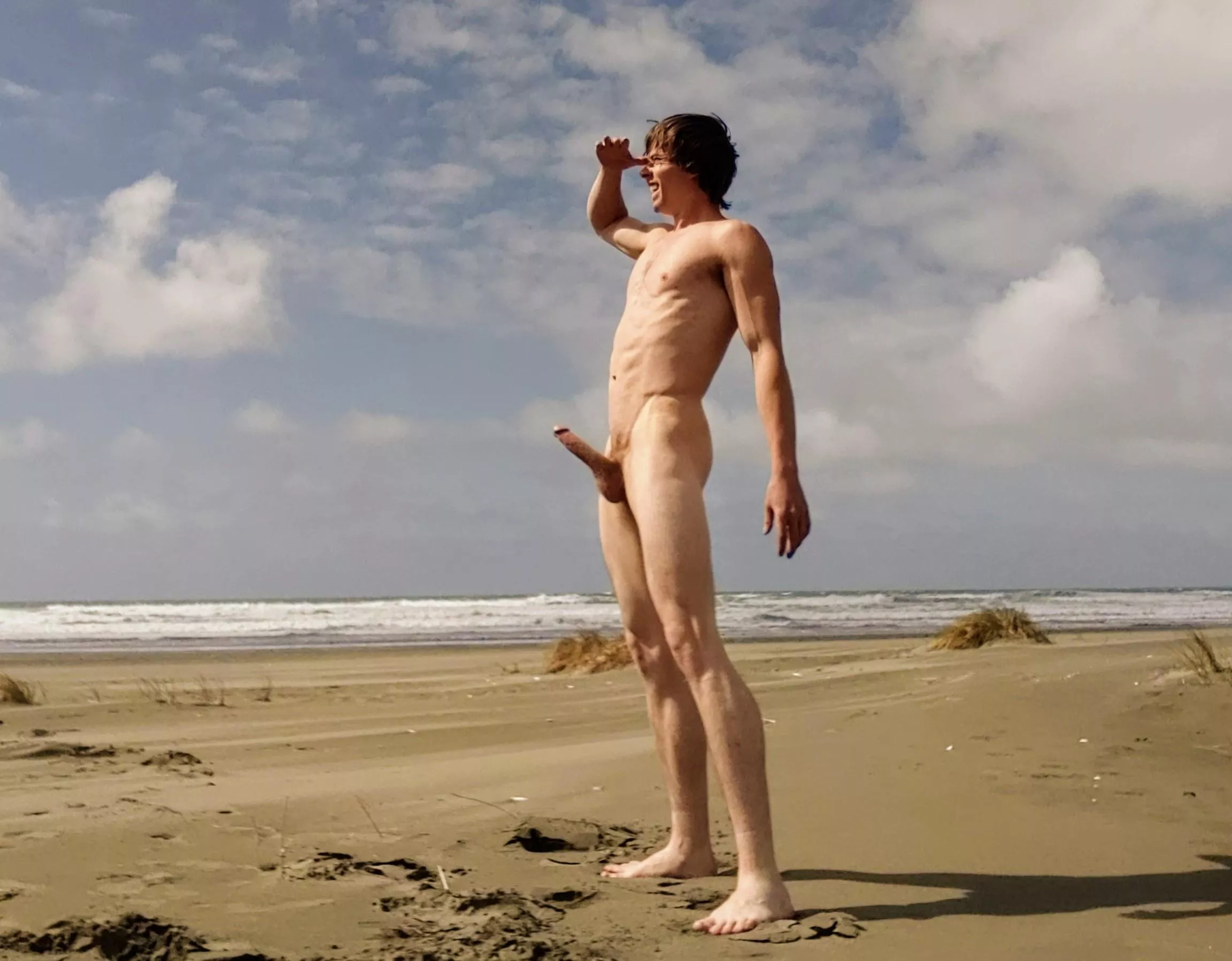 Exploring the beach today! (and getting caught snapping pics 😬)