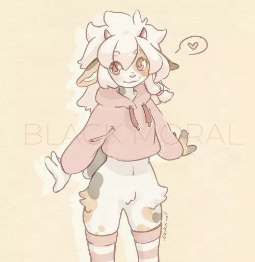 Fanart I did of Caligoat a character by Justacreachr (by me BlackMoralArt)